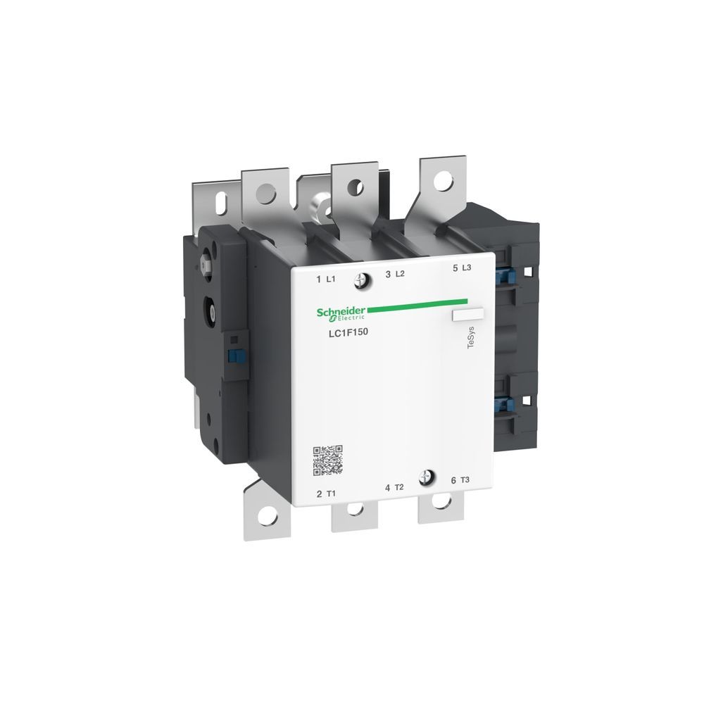 Contator Tripolar Schneider Electric LC1F150M6 Tesys F 150A 220V 1NA+1NF