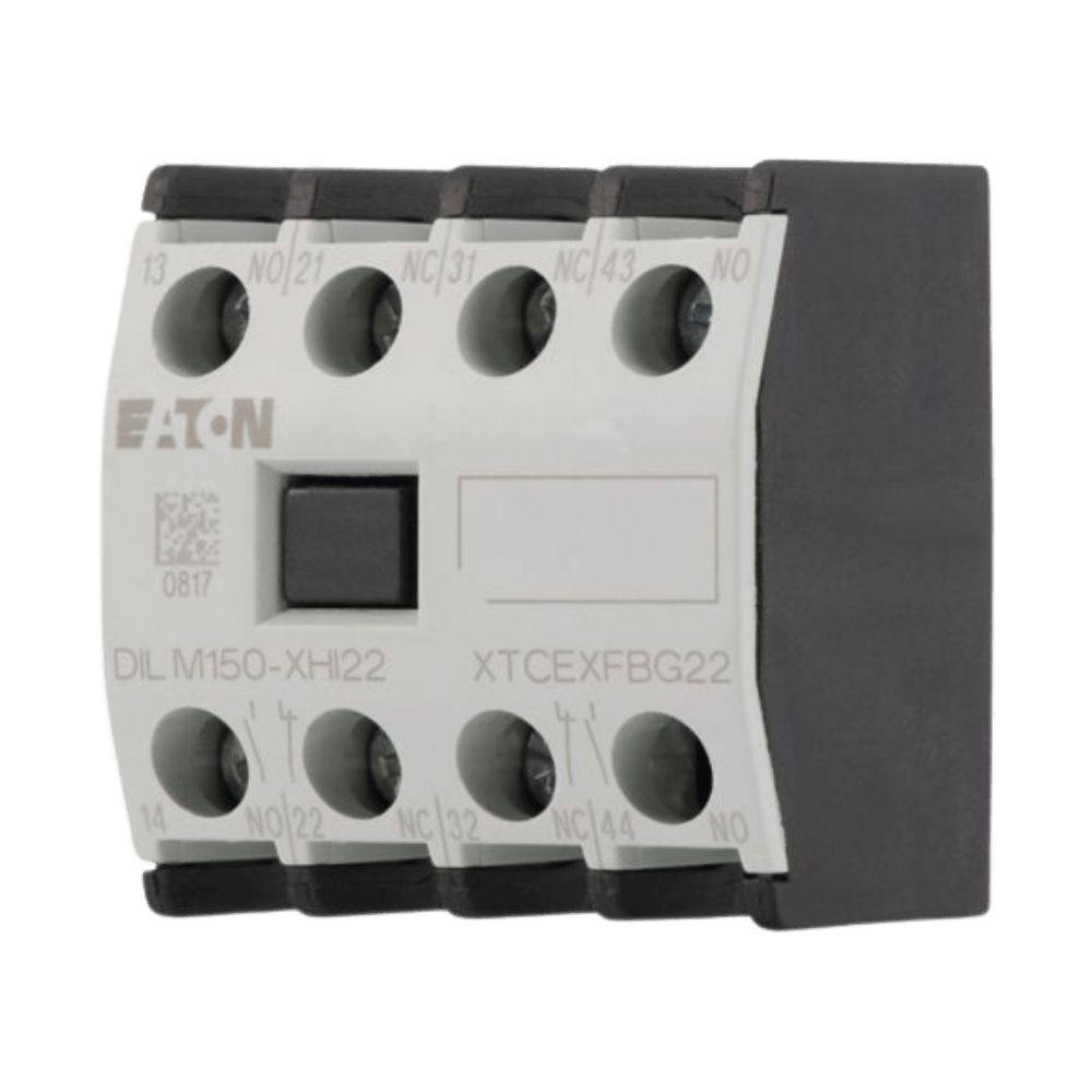 Contato Auxiliar Moeller DILM150-XHI22 2NA+2NF para Contator DILM40 a DILM170 para Controle e Sinalizacao Industrial