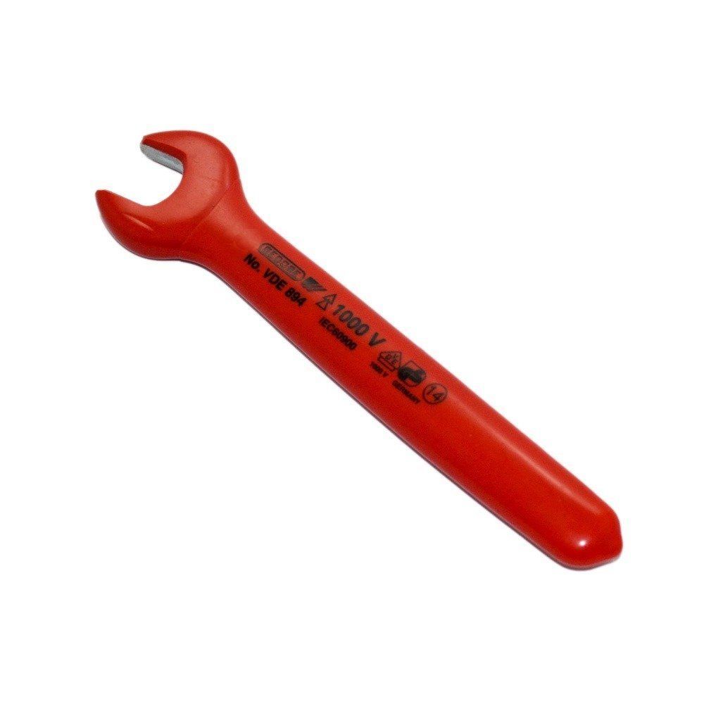 Chave Fixa de uma Boca VDE 894-12MM Acabamento Escurecido Aço gedore-vanadium Vermelho Gedore