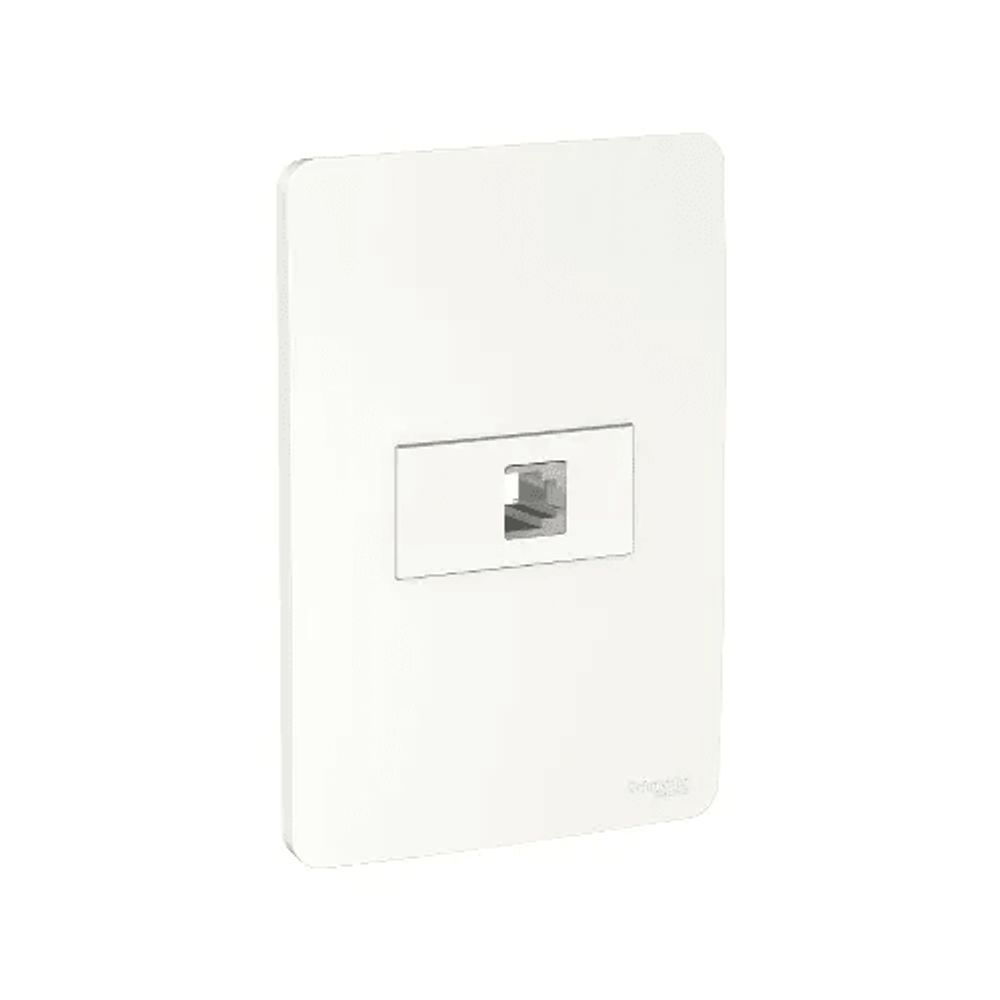 Módulo com Placa de Tomada RJ11 Orion com Conexão 2 Fios Branco Schneider Electric S71349004