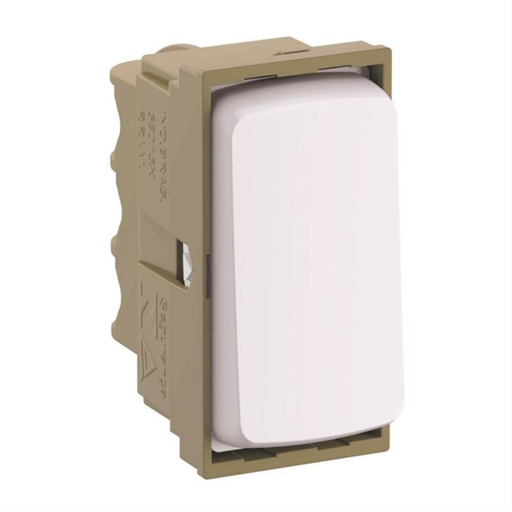 Módulo Interruptor Paralelo 680151 10A 250V para Instalação Embutir Linha Zeffia Branco Pial