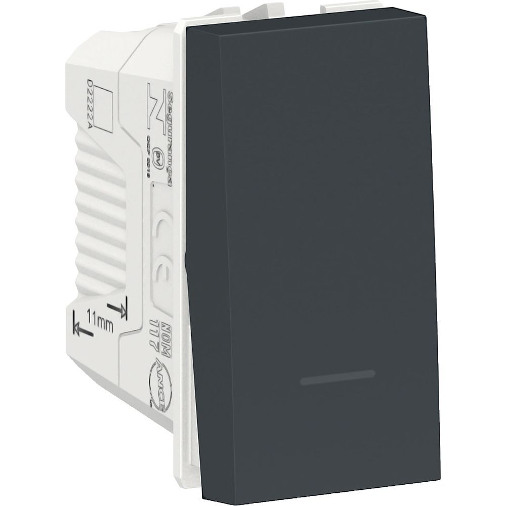 Módulo Interruptor Paralelo Orion 16A 250VCA Grafite Schneider Electric S70116394