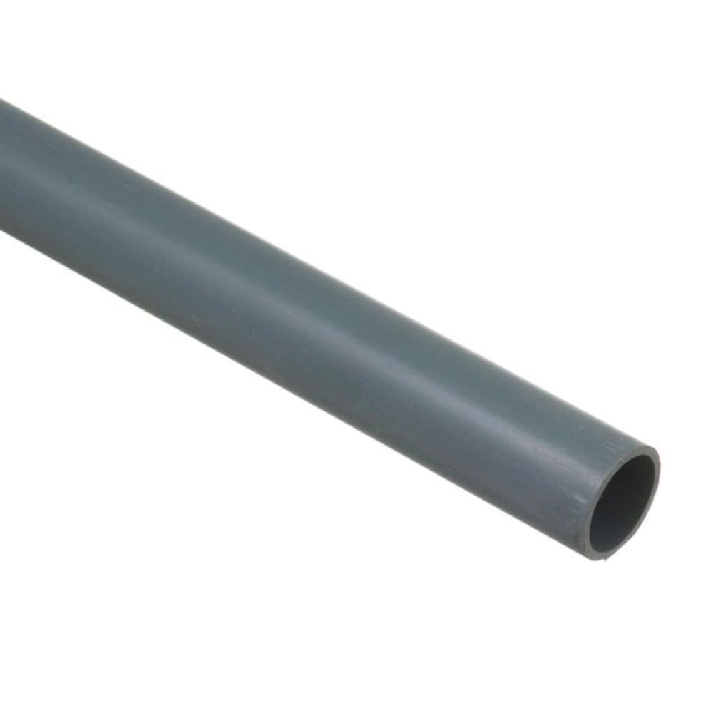 Eletroduto Leve Eletrowetzel Plastik Max com 3 Metros sem Rosca 1'' EMC-20 Cinza PVC Wetzel E020300220
