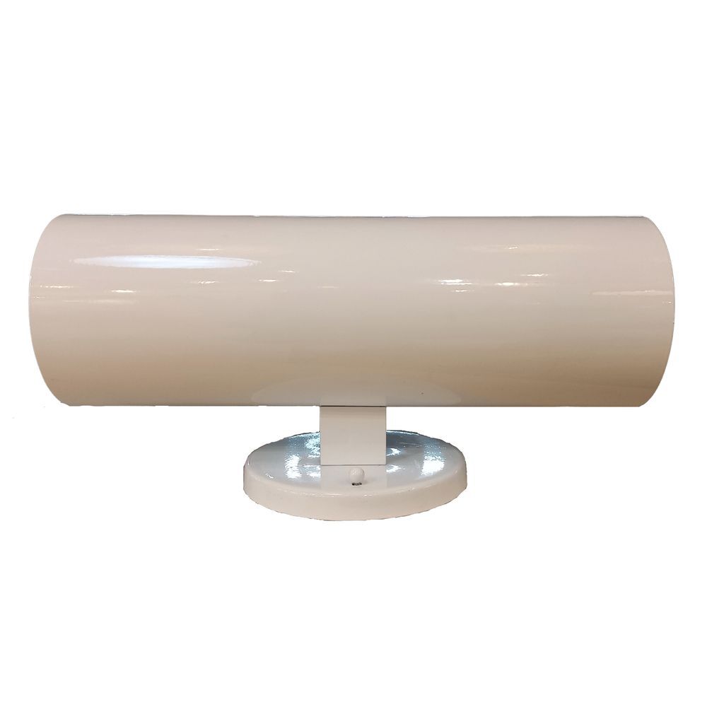 Arandela Tubo Redonda 30CM Reta Externa com Design Moderno Branca Airoluz 30CM
