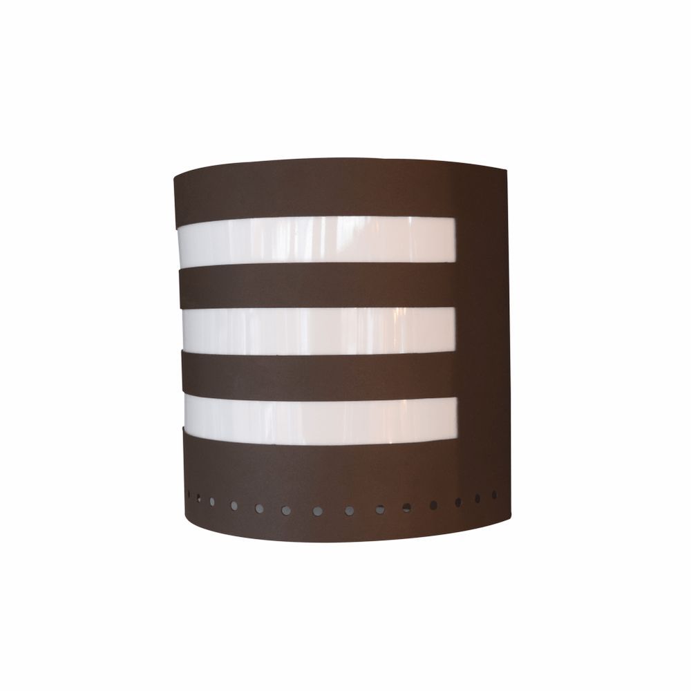 Arandela Friso AR-240 com Furos Iluminação Decorativa Marrom Belly Decor 20CM 22CM Bivolt