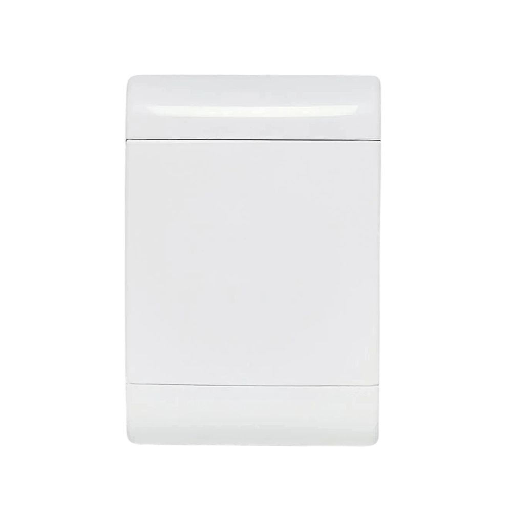 Quadro de Distribuição Golden Box com 5 Disjuntores e Porta Opaca Branco Steck SGB5OC