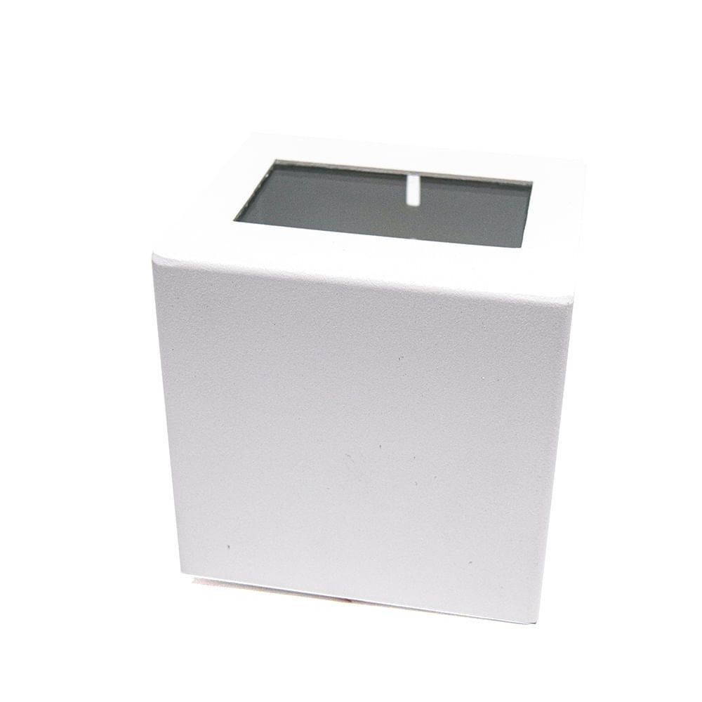 Arandela Facho Duplo 500.60 para Lâmpada G9 com Design Moderno Branca Incolustre 11CM