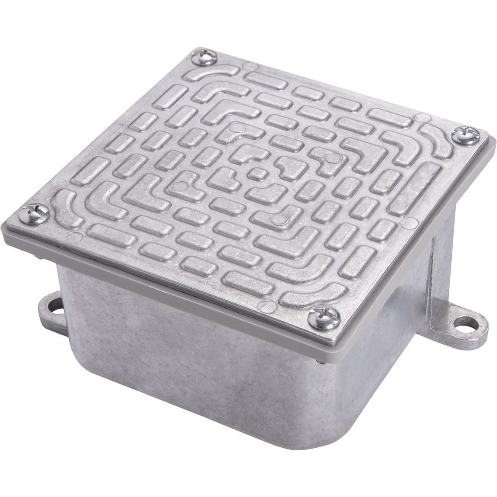 Caixa de Passagem E007010020 Blindada com Proteção IP65 Cinza Wetzel 150X150X100MM