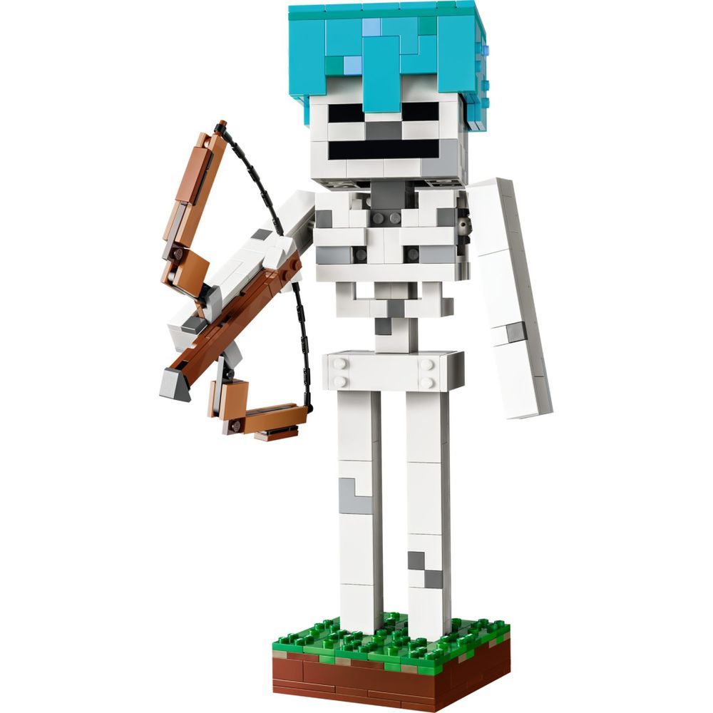 Brinquedo de Construção Lego 21594 Figura Articulada com Acessórios e Código QR para Resgate no Jogo Branco 502 Peças