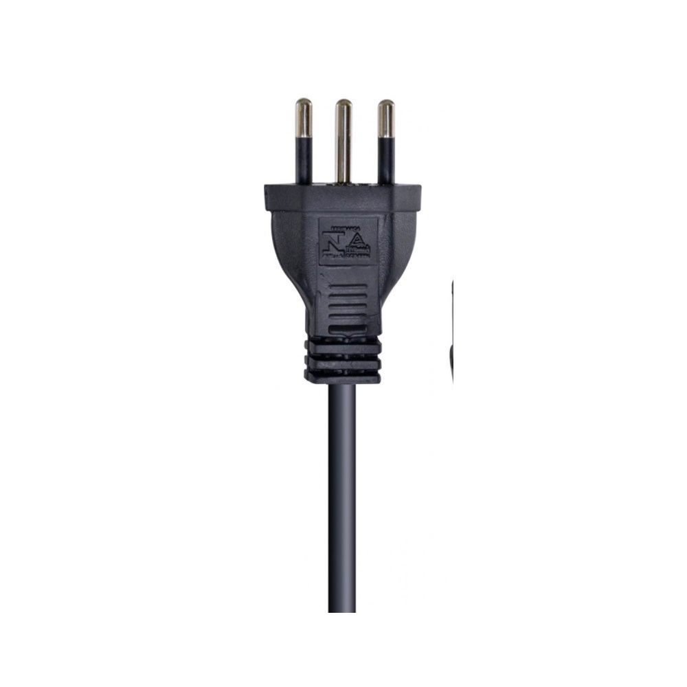 Cabo de Força Tripolar Fonte 3x0,50MM 250V com Isolamento PVC 70 graus C e Capa Resistente 10 Unidades Vinik