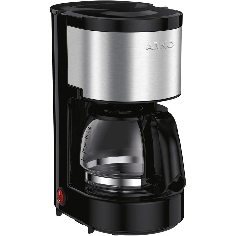 Cafeteira Elétrica Arno Perfectta Inox CFPI Jarra de Vidro 0,6L 15 Xícaras 600W 220V