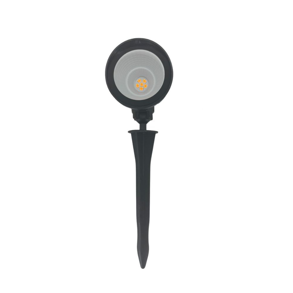 Espeto LED para Jardim Foxlux 5W Luz Âmbar IP65 Bivolt Automático Kit com 3 Unidades