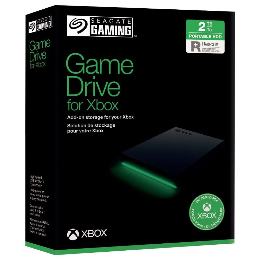 HD Externo Seagate Game Drive para Xbox com 5TB de Armazenamento e Desempenho Confiável Preto STKX5000403 5TB