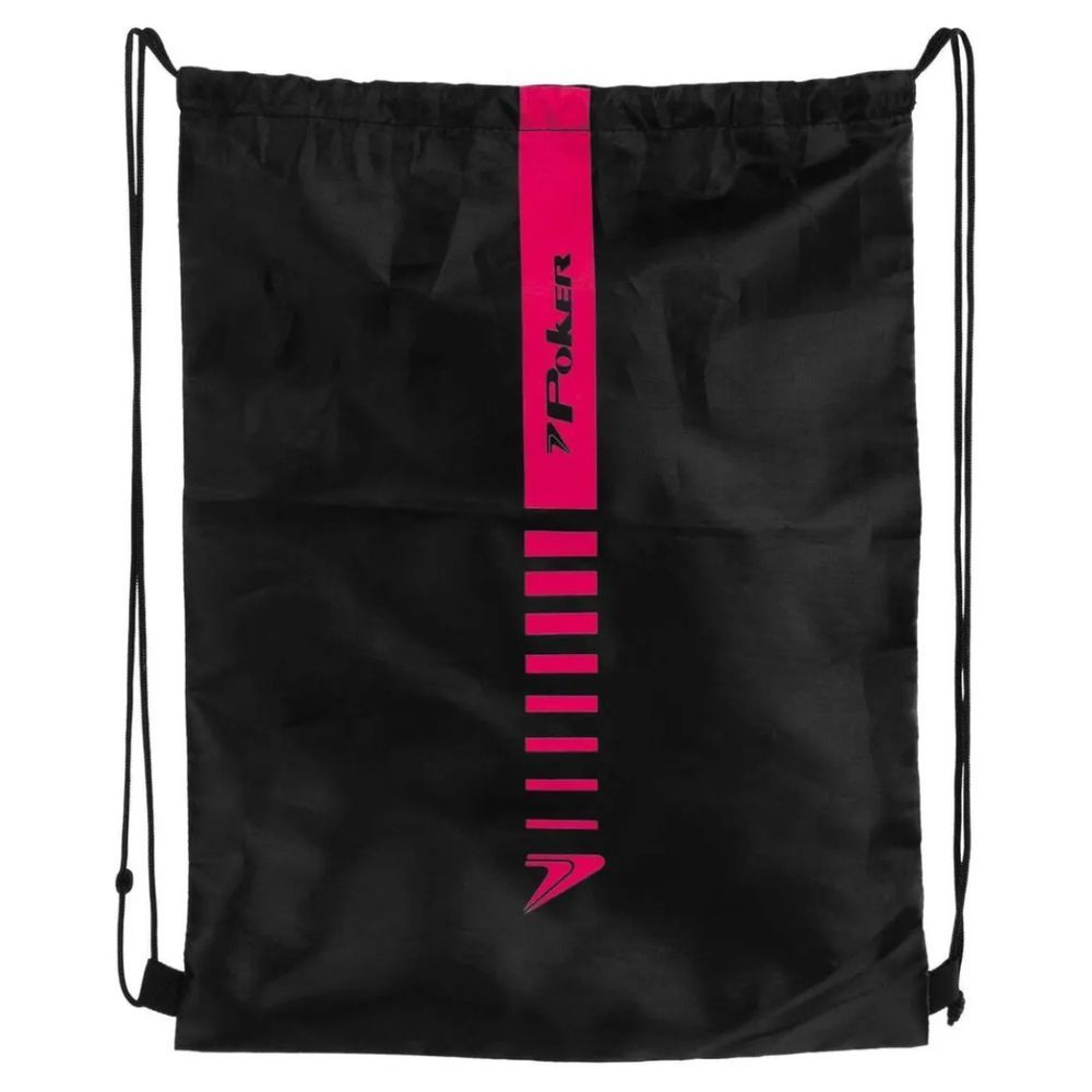 Sacola Bolsa Mochila Poker Gym II Poliéster 35,5CM Preto e Vermelho Homem