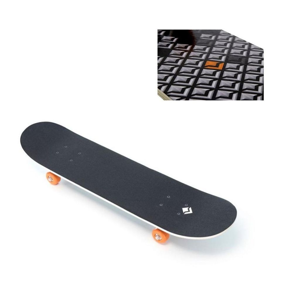 Skate Vollo VSB001 com Amortecedor para Redução de Impacto em Preto com Rodas PVC e Rolamentos 608z Vollo Sports