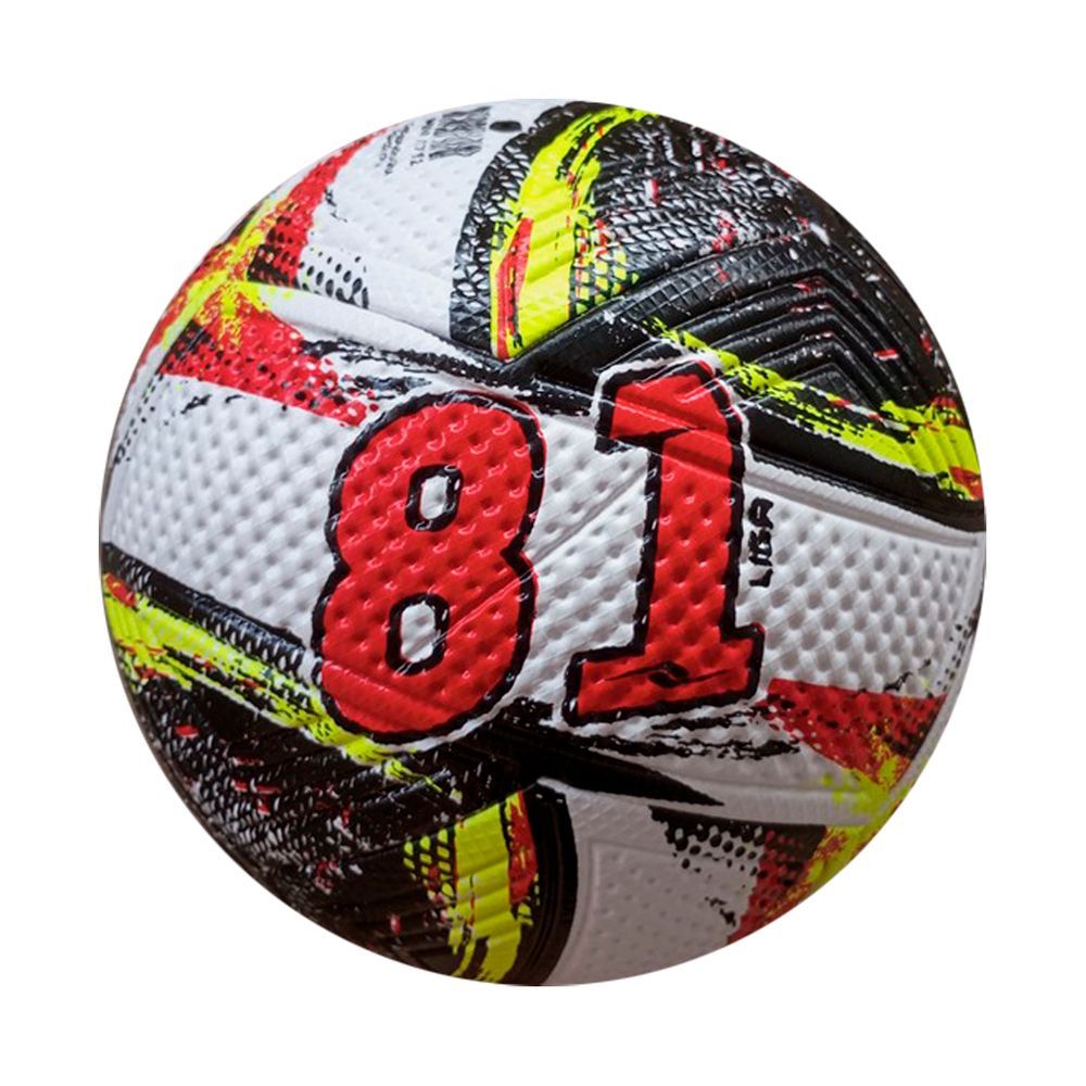 Bola de Futebol 81 Liga Oficial com Tecnologia Termodalponte e Forro em Microfibra Preto+Vermelho Dalponte Único