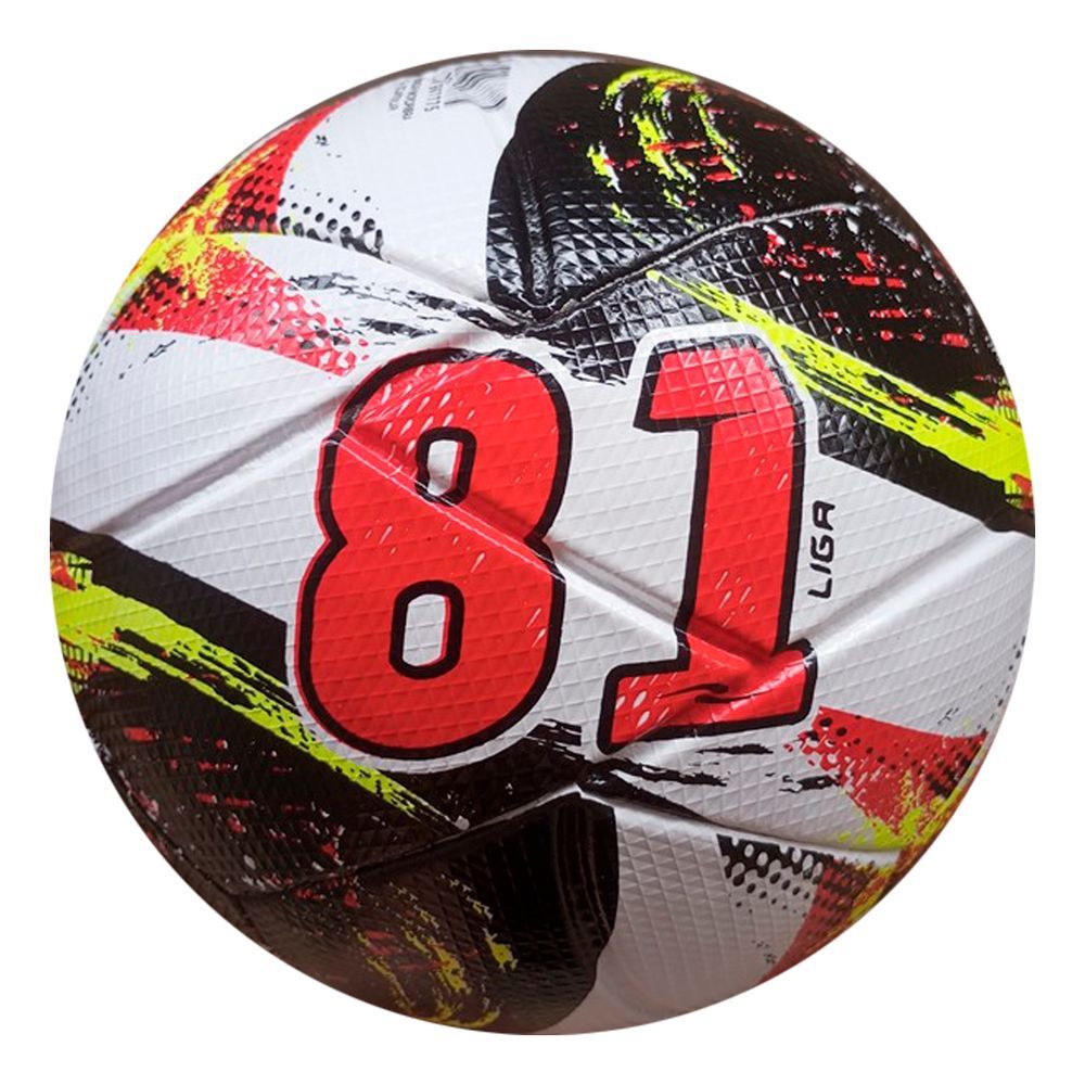 Bola de Futsal 81 Liga Oficial com Tecnologia Termodalponte e Miolo Substituível Preto + Vermelho Dalponte