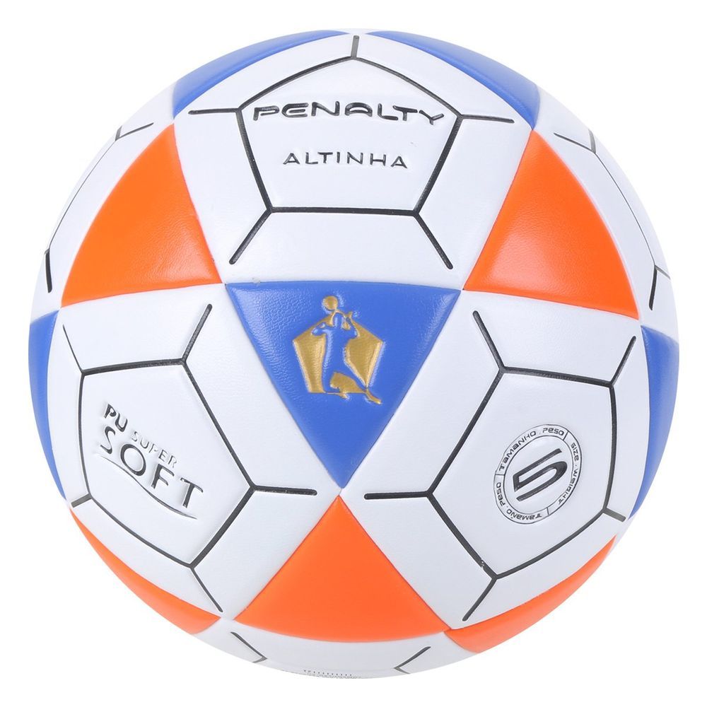 Bola de Futevôlei Altinha XXI com Tecnologia Ultra Fusion e sem Costura Laranja Penalty