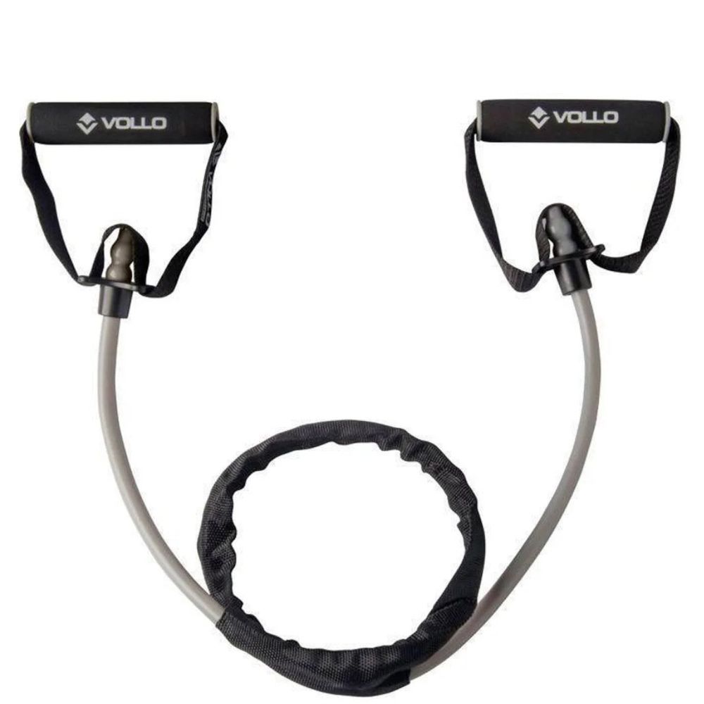 Extensor VP1063 para Ganho de Força Muscular com Termoplástico e Polipropileno Cinza Vollo Sports 10MM