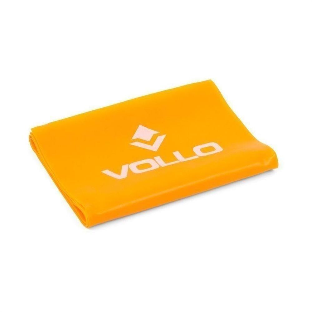 Faixa de Exercício Nível Médio Elástica com Regulagem Média Laranja Vollo Sports 0.4MM