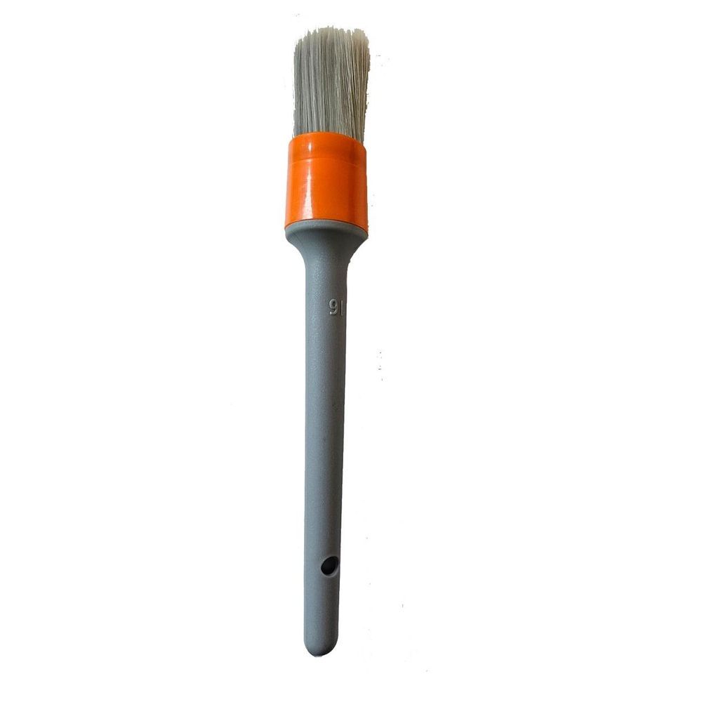 Pincel Automotivo Interno Tamanho 14 230MM para Limpeza e Detalhamento em Veículos Alta Durabilidade e Precisão JS