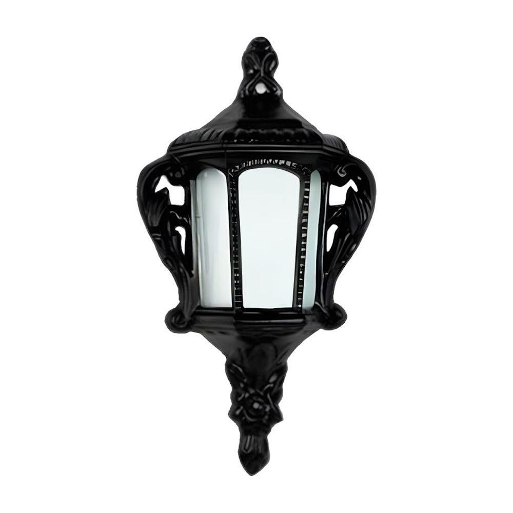 Luminária Arandela Meia Cara Colonial com Resistência à Maresia Alumínio Luminárias N. Sra. da Guia 27CM