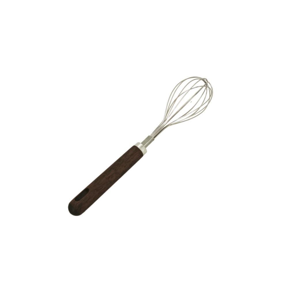 Fouet com Cabo Wood Resistente e Prático para Cozinha Hastes Reforçadas Uso Doméstico e Profissional Amadeirado Mimo