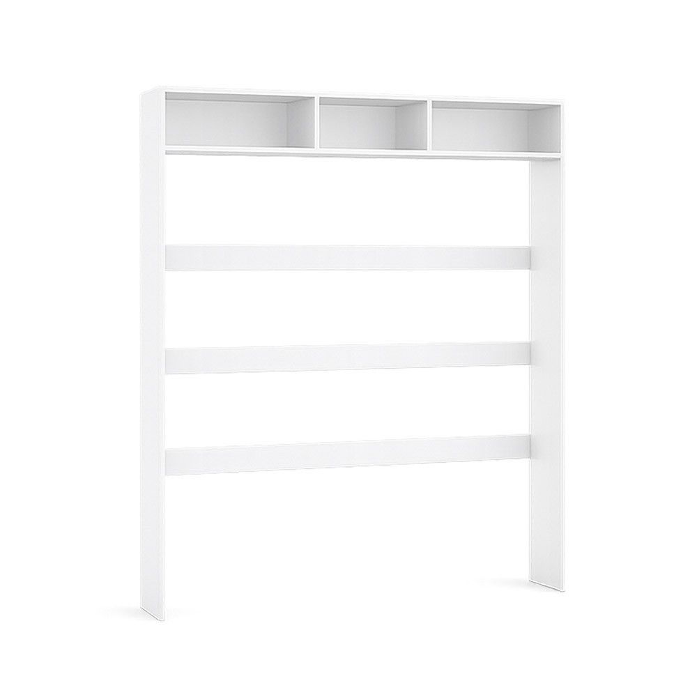 Nicho para Embutir Essenza sem Porta sem Gavetas MDF 15mm 97CM Branco Luciane Móveis 97CM