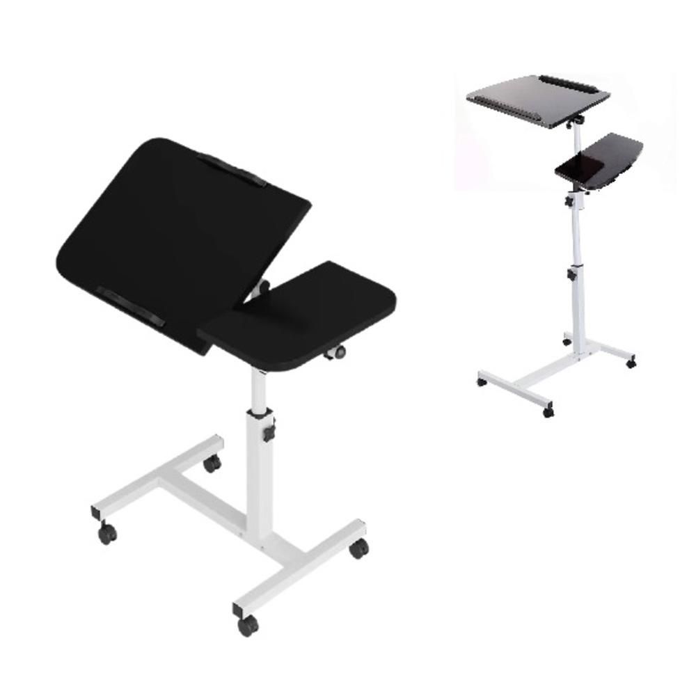 Mesa de Notebook Modular Dupla Articulada Moderno sem Gavetas MDF 40CM Amadeirado Yeet