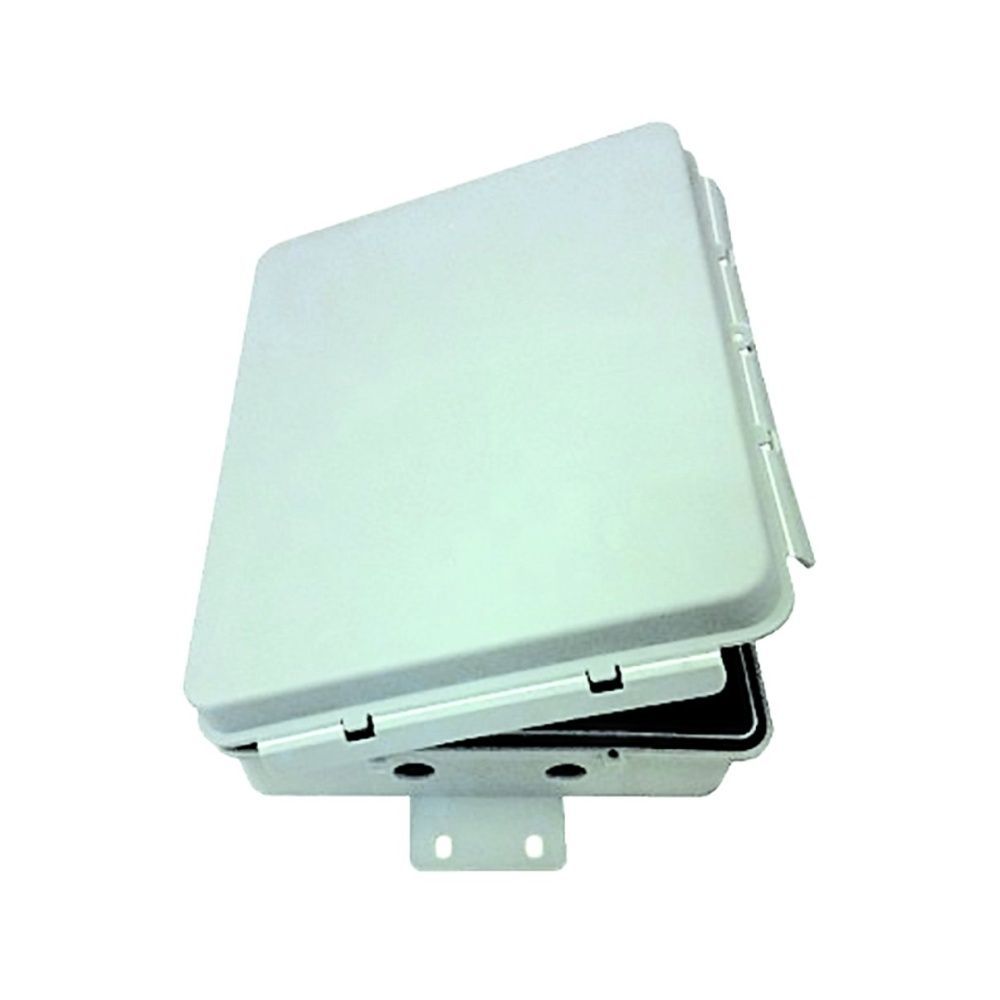 Caixa Hermética Vedada 17x13,5x6,5 Completa Ip65 Cinza para Proteção Externa Multitoc