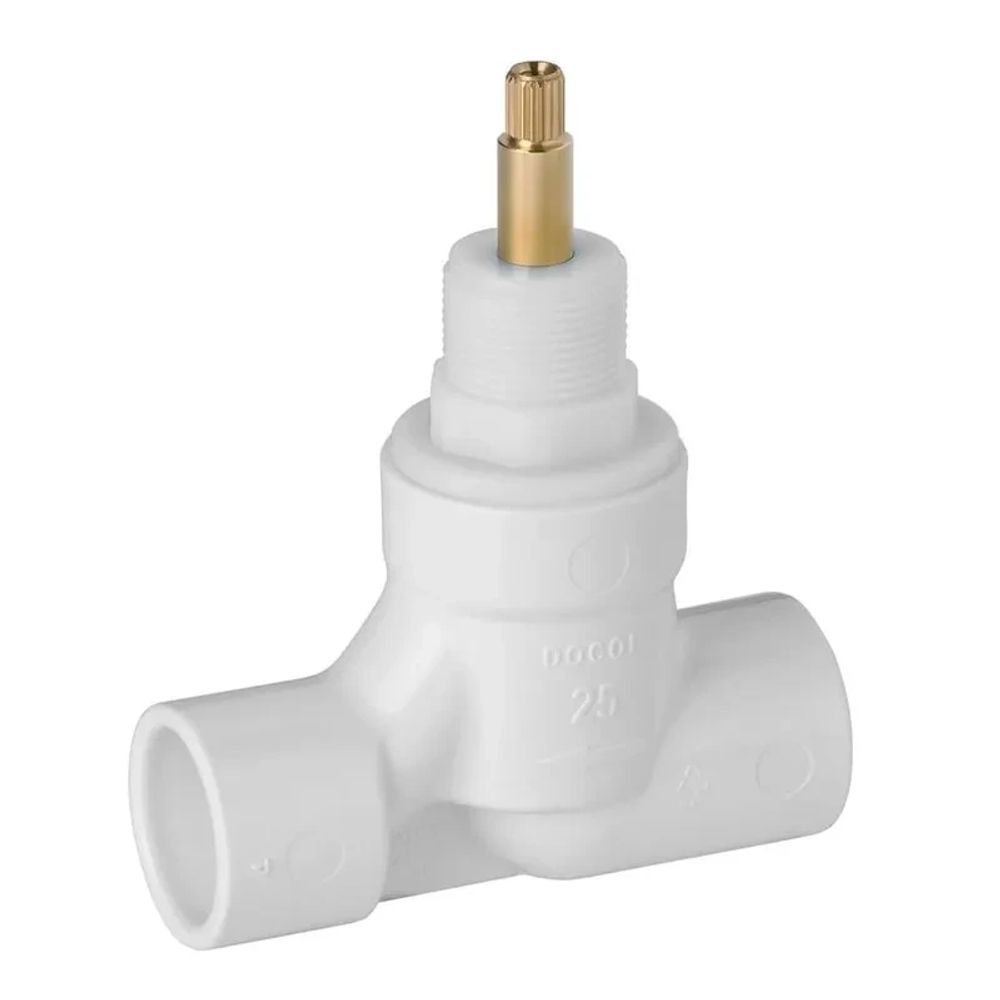 Regulador de Pressão Basetec PVC Cerâmico com Vedação Perfeita Bivolt Docol 25MM