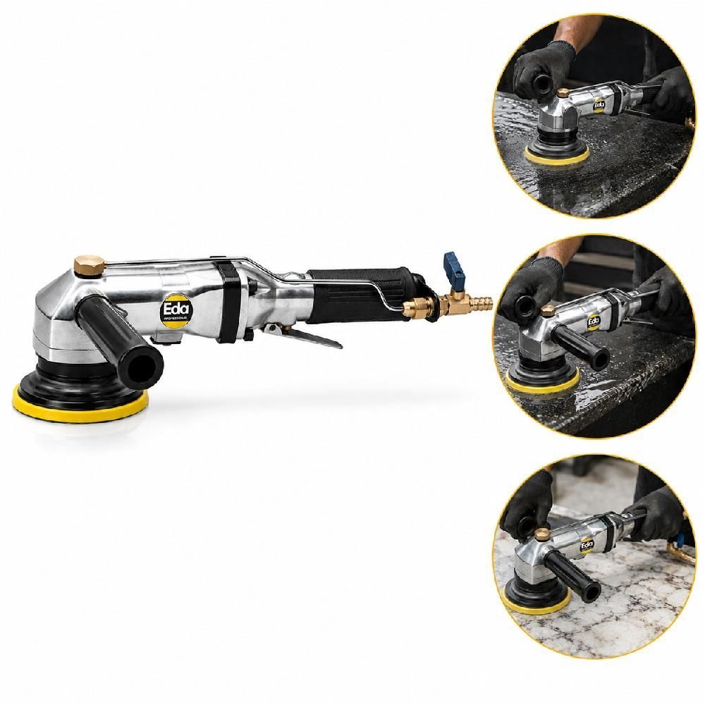 Politriz Pneumática a Úmido 9EC 4500 RPM com Controle de Velocidade Cinza Yeet