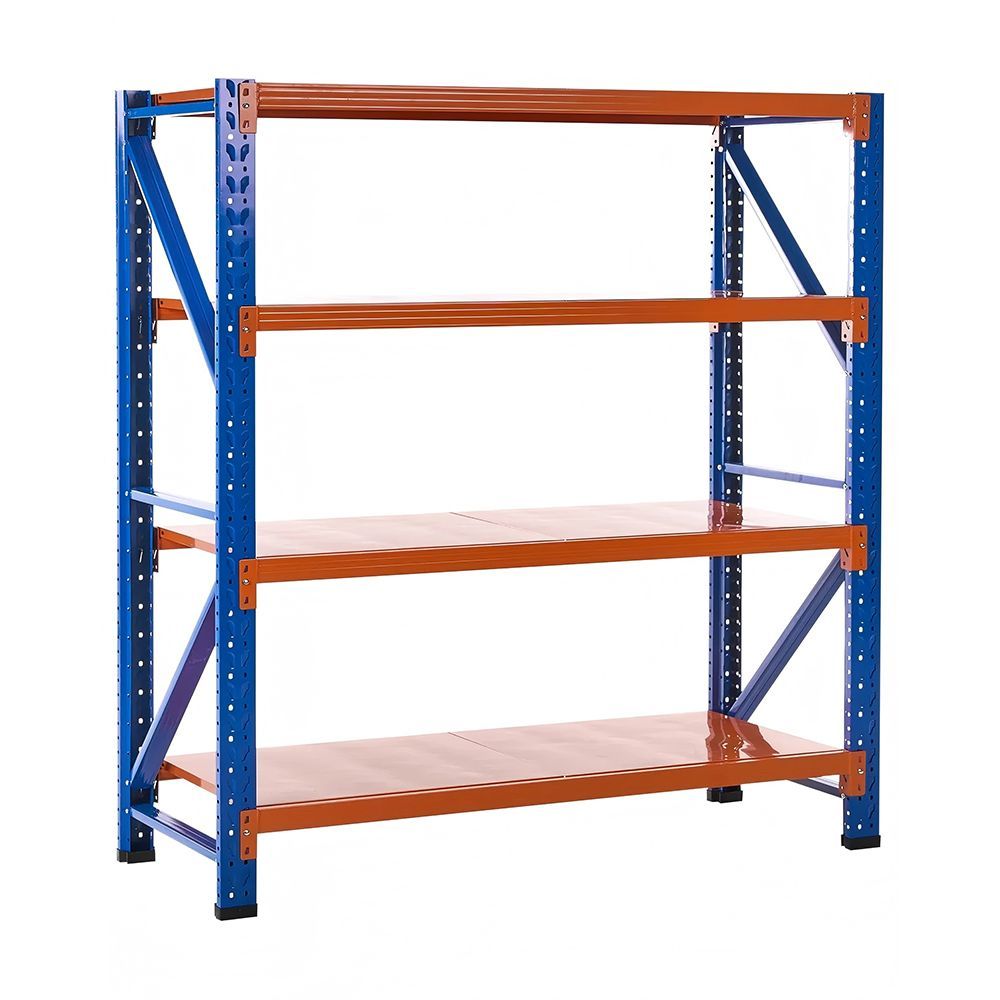 ESTANTE DE AÇO GALLANT AZUL COM LARANJA 200KG 2,00M X 2,00M X 0,60M (GPR39ALCMA-LA)
