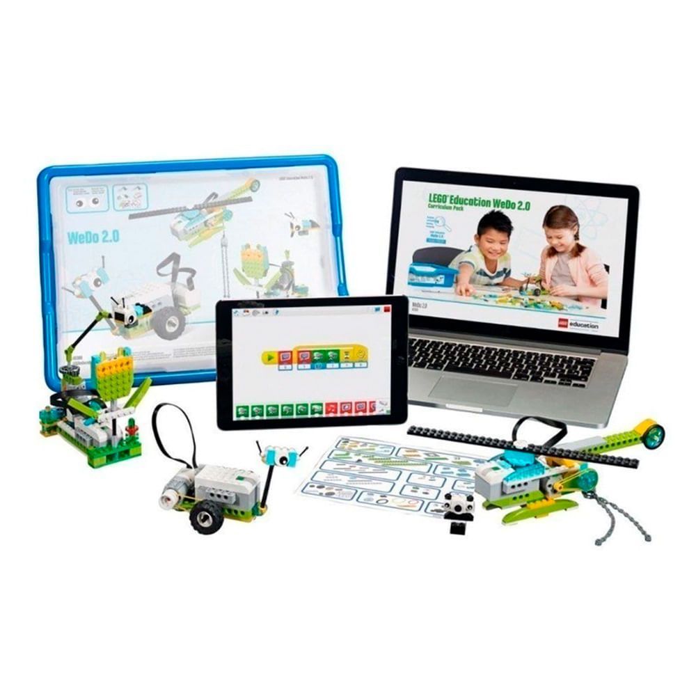 Kit Educacional de Robótica e Programação 45300 com Peças LEGO e Smarthub Programável Plástico Lego