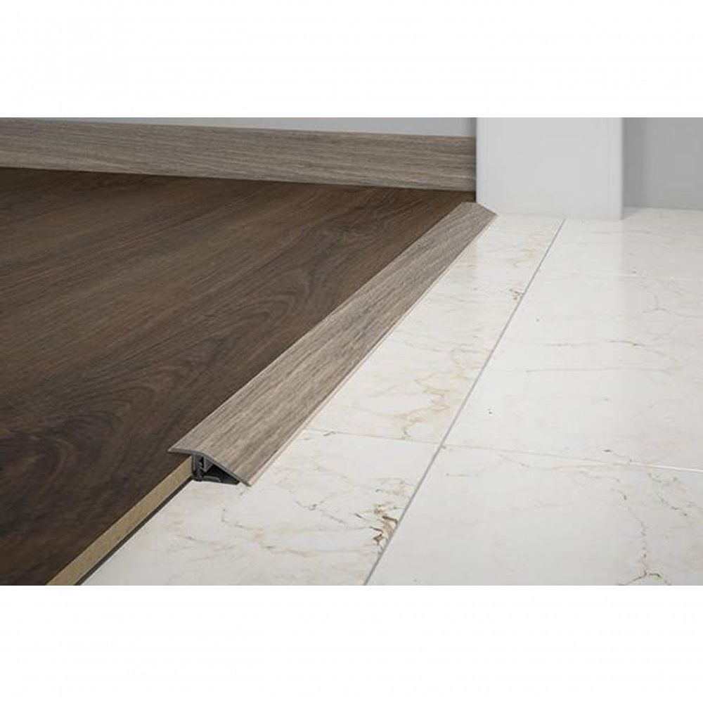 Perfil Redutor Tecno N18 Retangular 18mm Natural para Residencial Amadeirado Eucafloor 180CM