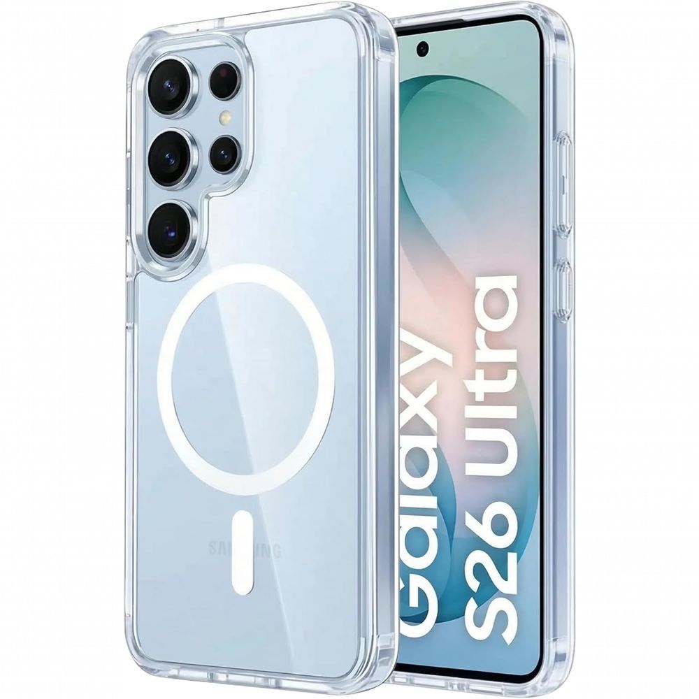 Capa para Celular Worldwide Capa Mag-safee para Samsung Galaxy S26 Proteção de Câmera Magnética Transparente 1 Capa