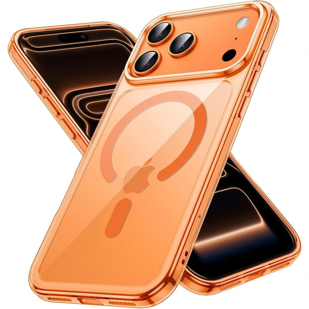 Capa para Celular Worldwide Capa Magnética Compatível Iphone 17 Pro 6,3 Polegadas com Mag-safee Protetora Transparente 1