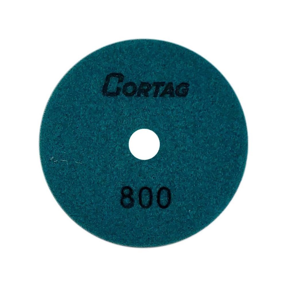 Disco Diamantado para Polimento G800 Uso em Esmerilhadeira Angular Acabamento Marmore Granito Pedras Naturais Seco