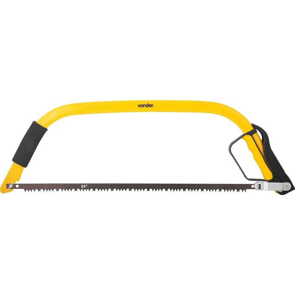 Serrote de Arco 24 610MM para Cortes em Madeiras com Cabo ABS e Empunhadura em Borracha Aço Tubular Vonder