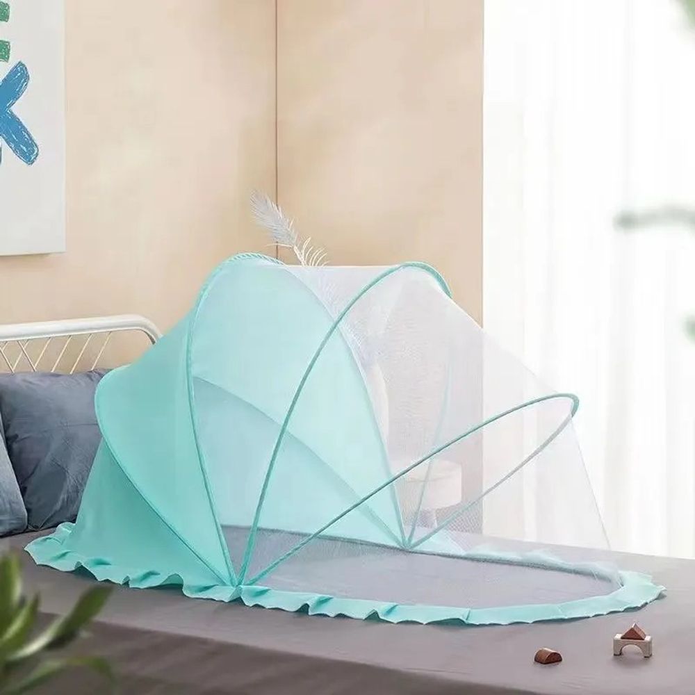 Mosquiteiro Infantil Dobrável Rede Mosquiteira Portátil Verde Qiu Proteção Contra Mosquitos OEM