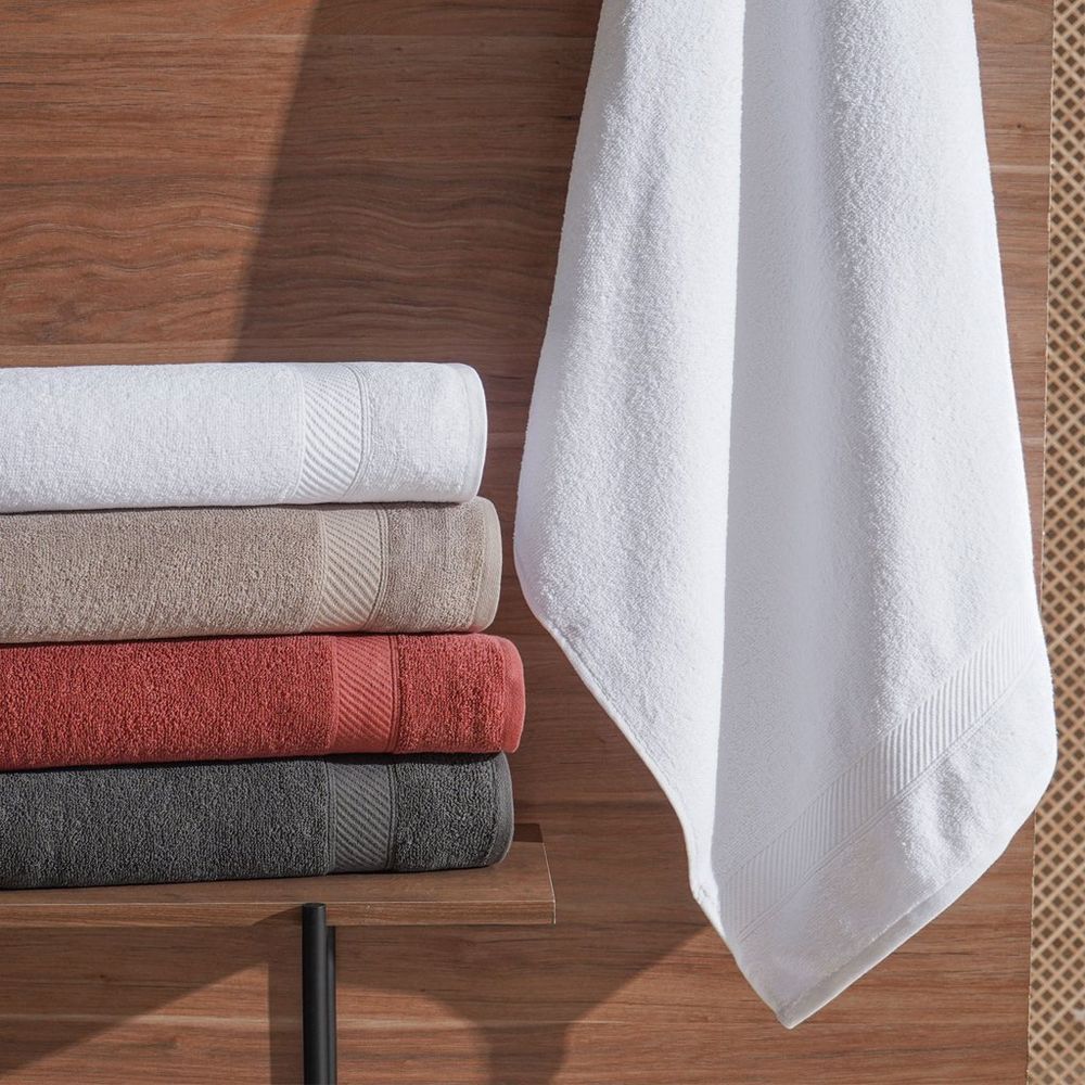 Toalha Banhão Agra 80x150CM 100% Algodão 450g-m2 Premium Touch Branco Tessi