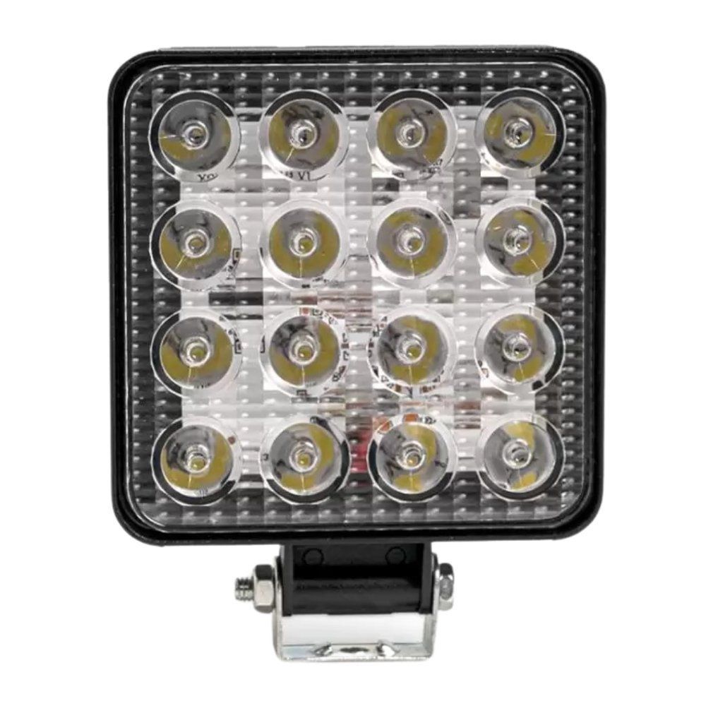 Farol Auxiliar Dianteiro Slim Fit Compatível com Veículos 12 a 24V Iluminação LED com 16 Leds Alta Performance Tarponn