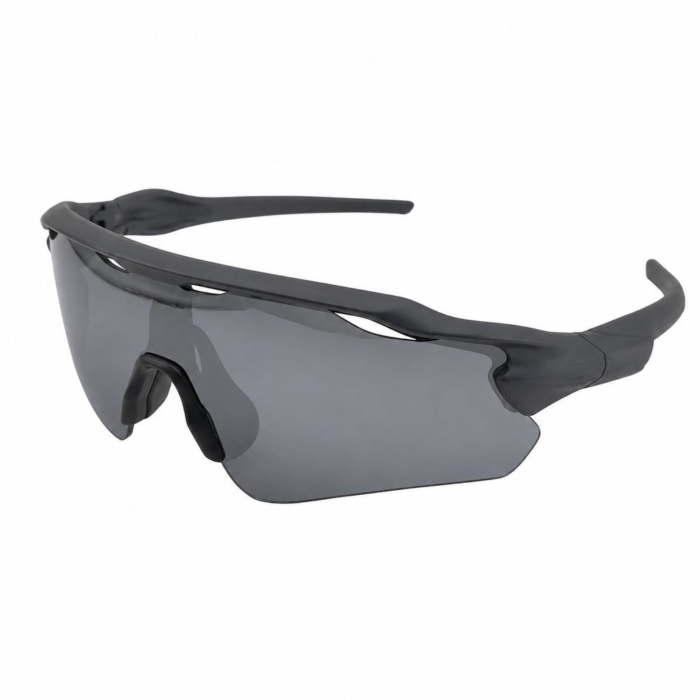 Óculos Esportivo UV400 Tudo em Caixa Ciclista Policarbonato Único Cinza Grafite Fumê Unissex